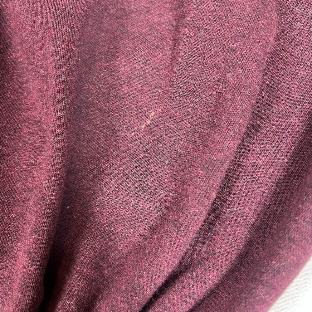 UGG Plush Fleece Belted Robe Bathrobe‎ Womens Medium Burgundy Lounge Cozy Shawl - Picture 7 of 16